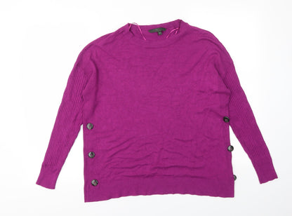 Womens UK Size 16 Bonmarché Purple Pullover Jumper