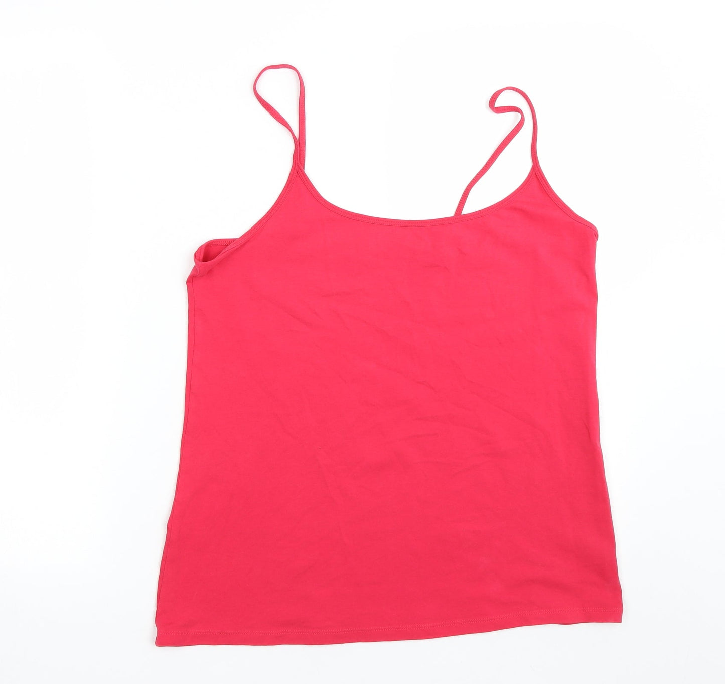 Womens UK Size 16 NEXT Pink Basic Tank