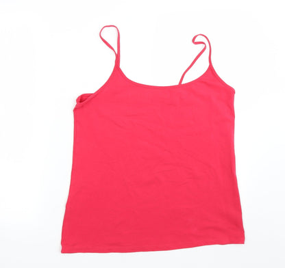 Womens UK Size 16 NEXT Pink Basic Tank
