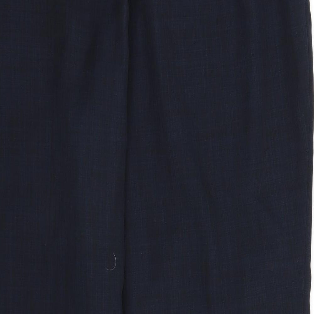 Womens UK Size 20 M&S Regular Fit  Blue Trousers