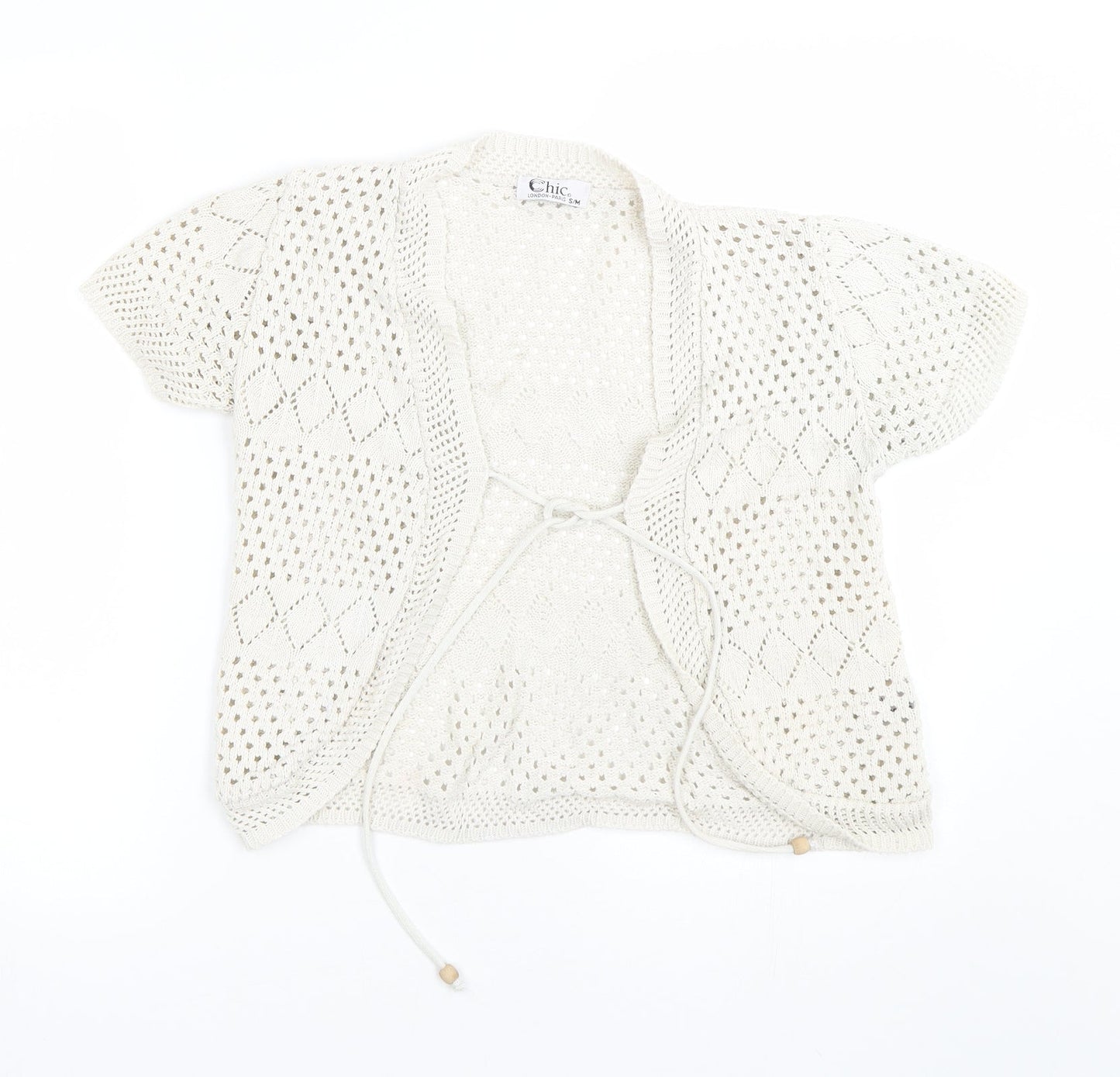 CHIC Womens Beige   Cape Jumper Size S