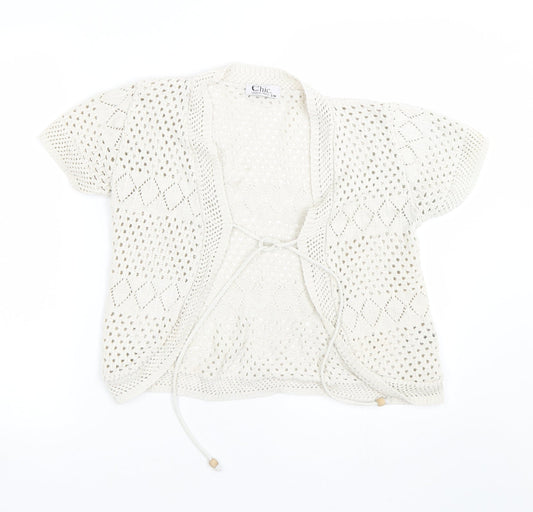 CHIC Womens Beige   Cape Jumper Size S