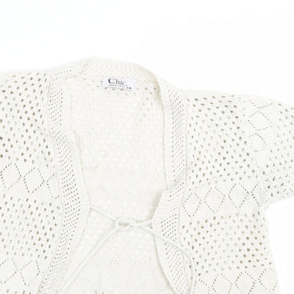 CHIC Womens Beige   Cape Jumper Size S
