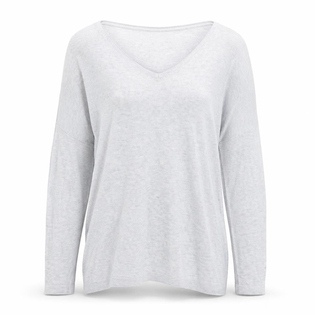 Womens UK Size S Noisy may Grey Basic T-Shirt