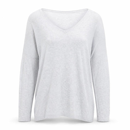 Womens UK Size S Noisy may Grey Basic T-Shirt