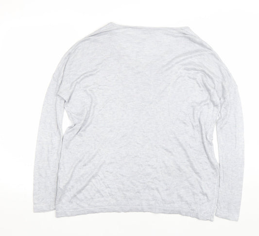 Noisy may Womens Grey   Basic T-Shirt Size S