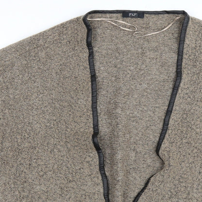F&F Womens Brown   Cardigan Jumper Size M