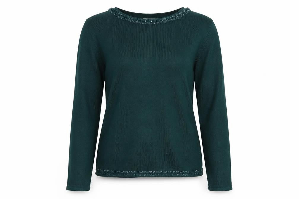 Womens UK Size S Anna Rose Green Pullover Jumper