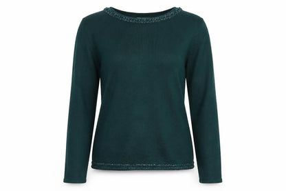 Womens UK Size S Anna Rose Green Pullover Jumper