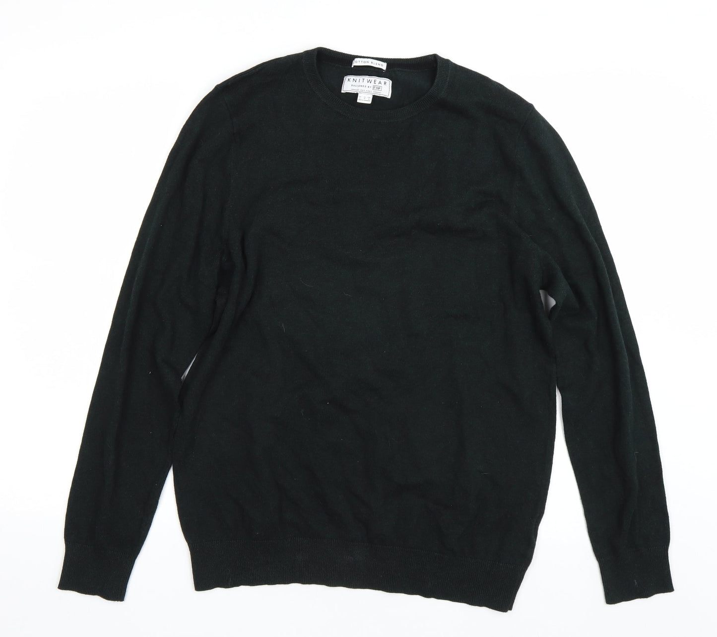 F&F Mens Green   Pullover Jumper Size M