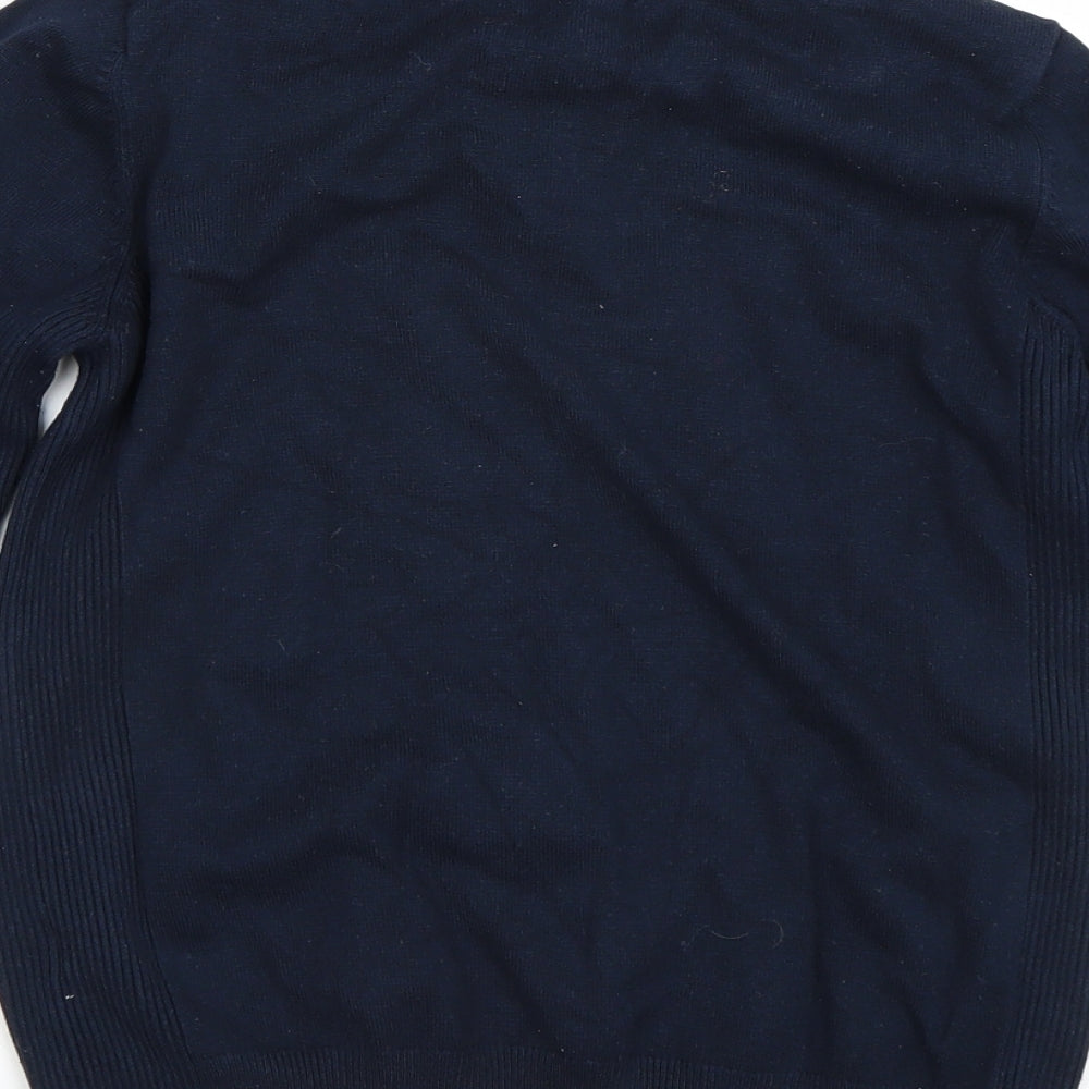 Womens UK Size 10 Red herring Blue Basic T-Shirt