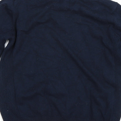 Womens UK Size 10 Red herring Blue Basic T-Shirt