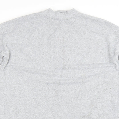 Womens UK Size S New Look Grey Basic T-Shirt