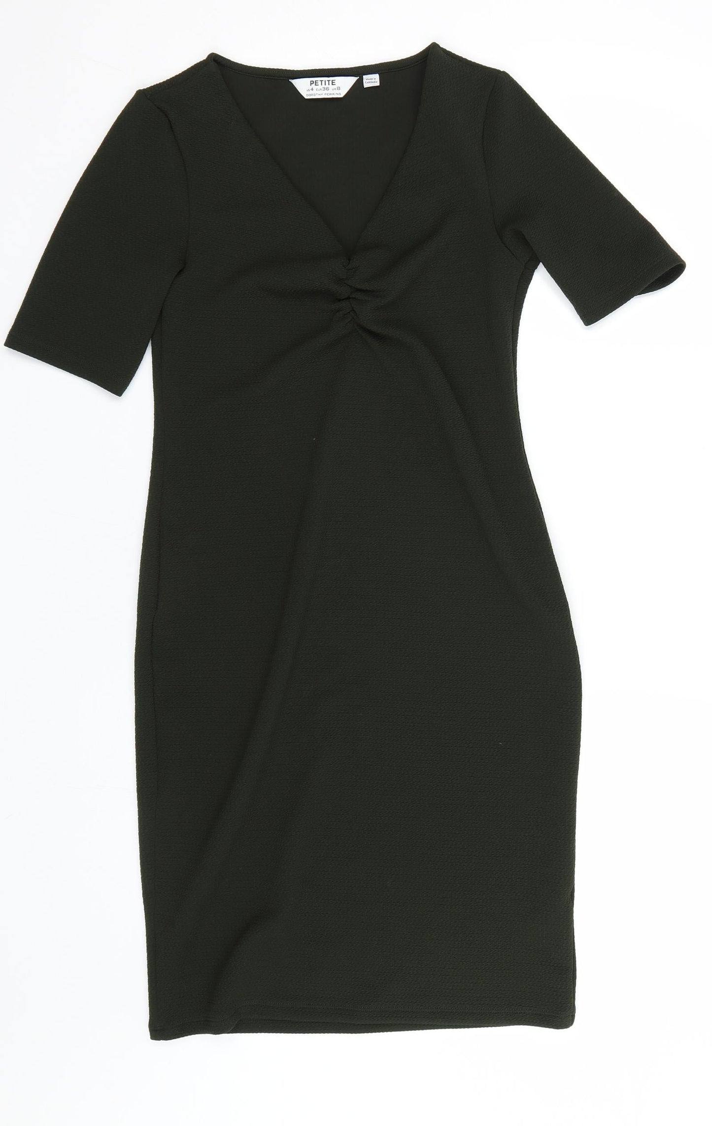 Dorothy Perkins Womens Green   T-Shirt Dress  Size 8