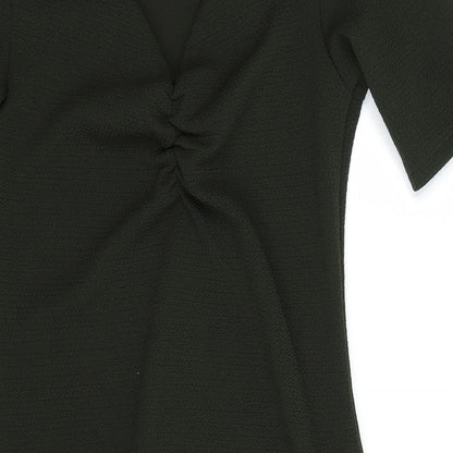 Dorothy Perkins Womens Green   T-Shirt Dress  Size 8