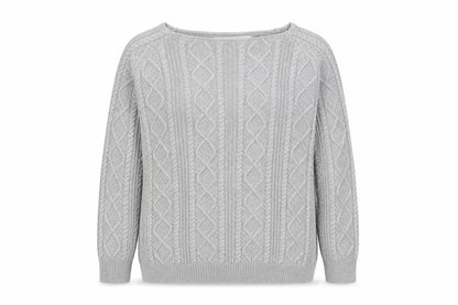 Womens UK Size M Tru Grey Pullover Jumper