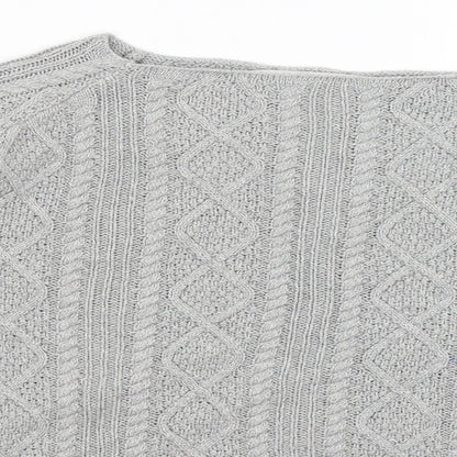 Womens UK Size M Tru Grey Pullover Jumper