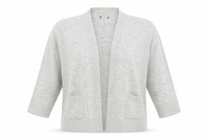 Front view of Primark women’s grey shrug jumper, size XL