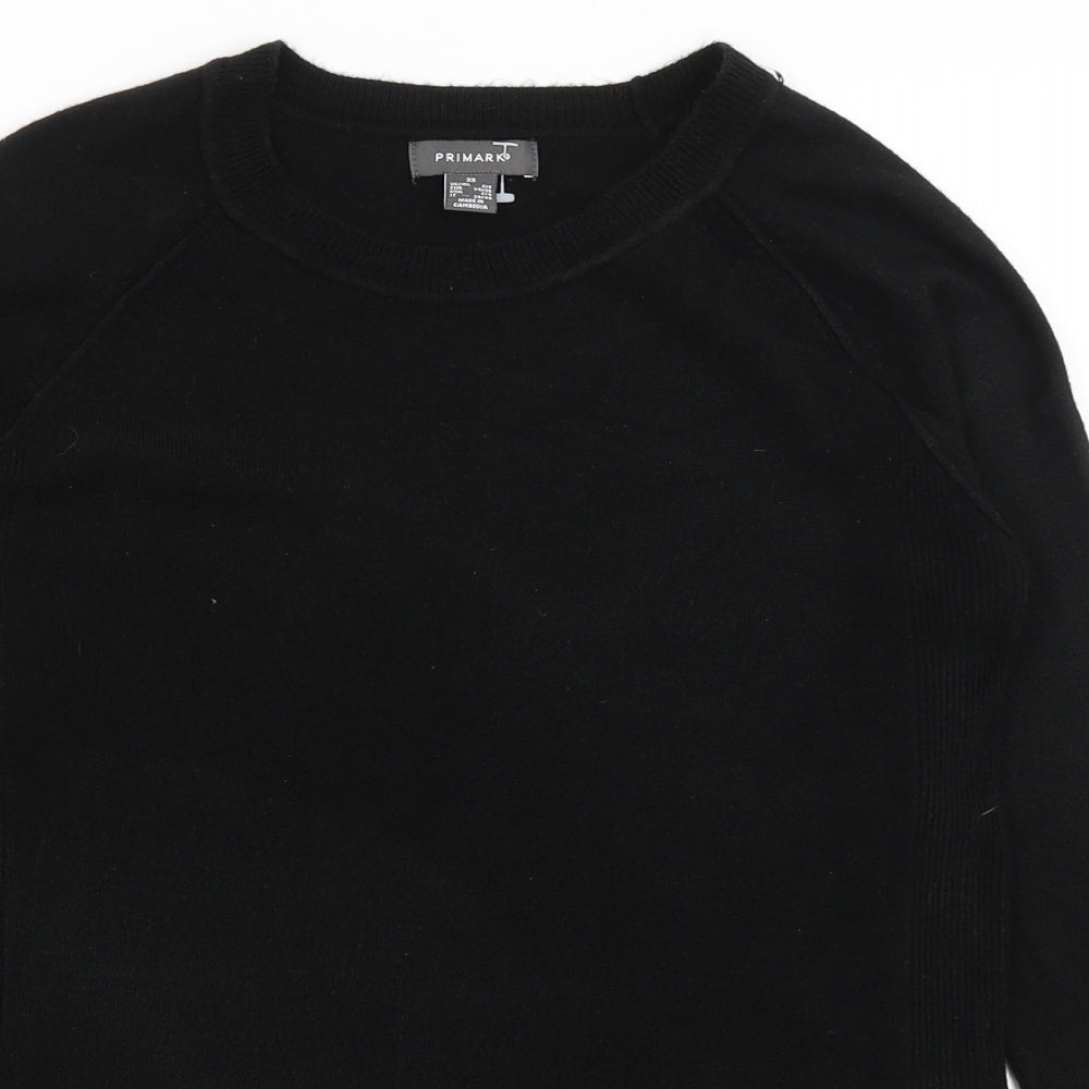 Primark Womens Black   Pullover Jumper Size XS