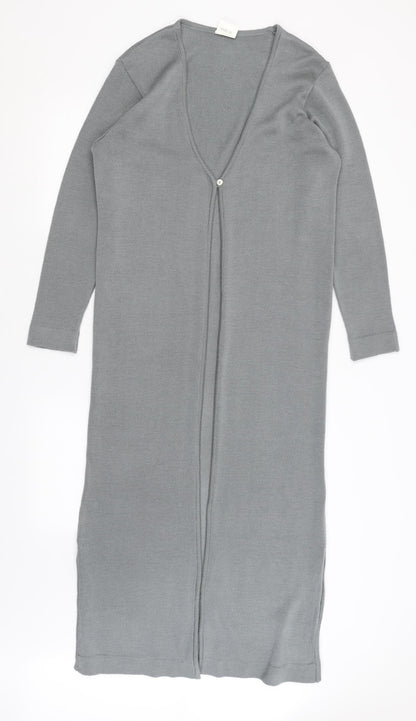 Womens UK Size 12 Preworn Grey Cardigan Jumper