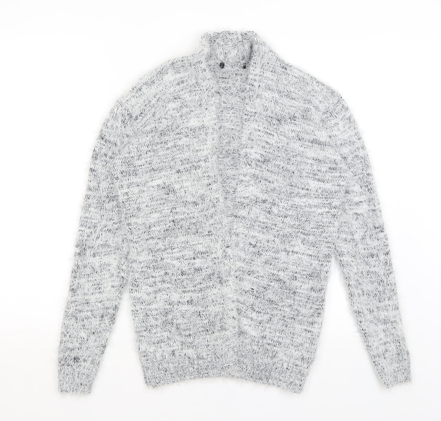 Womens UK Size M Preworn Grey Shrug Jumper
