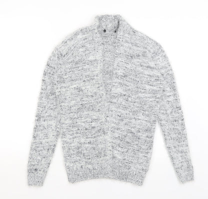 Womens UK Size M Preworn Grey Shrug Jumper