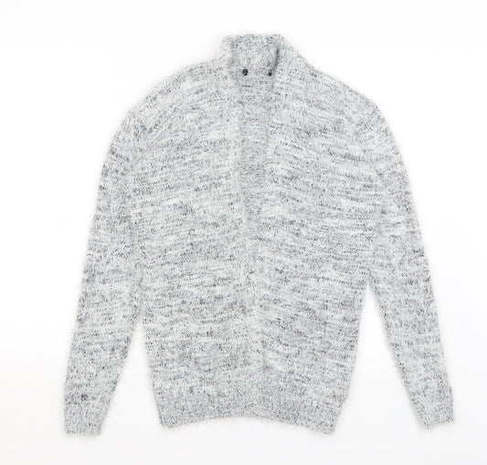 Womens UK Size M Preworn Grey Shrug Jumper