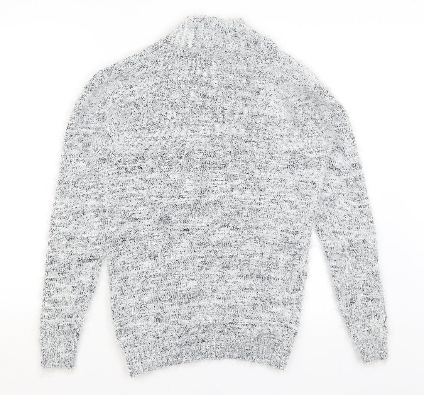 Womens UK Size M Preworn Grey Shrug Jumper