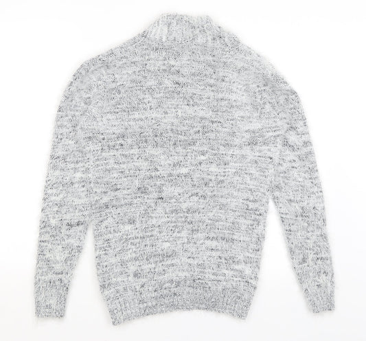 Womens UK Size M Preworn Grey Shrug Jumper