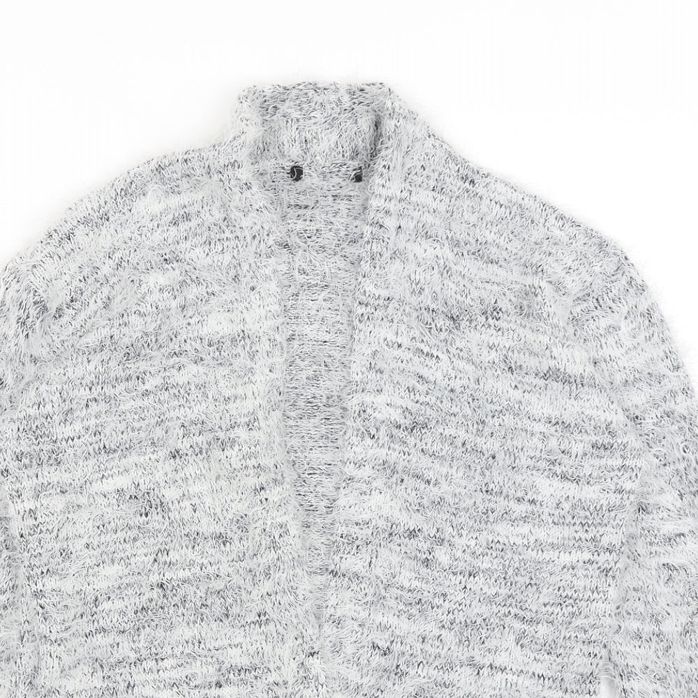 Womens UK Size M Preworn Grey Shrug Jumper