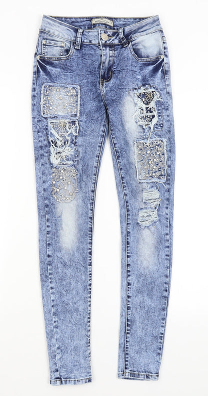 Original Denim Womens Blue   Skinny Jeans Size 6 L28 in
