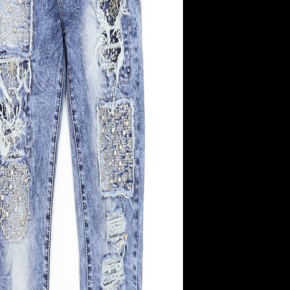 Original Denim Womens Blue   Skinny Jeans Size 6 L28 in