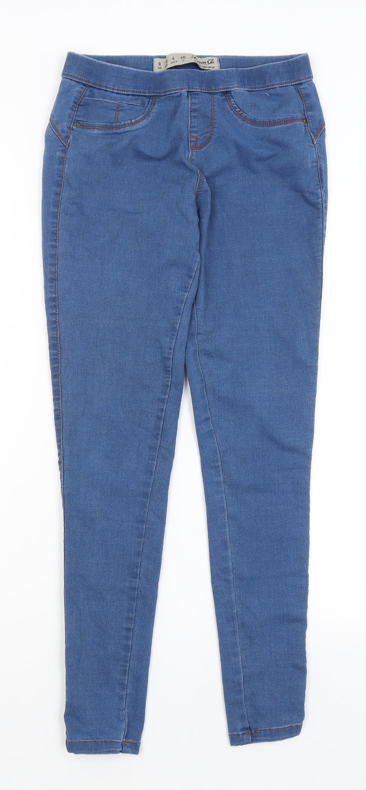 Denim Co Womens Blue   Jegging Jeans Size 8 L28 in
