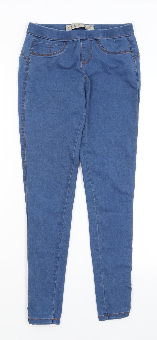 Denim Co Womens Blue   Jegging Jeans Size 8 L28 in