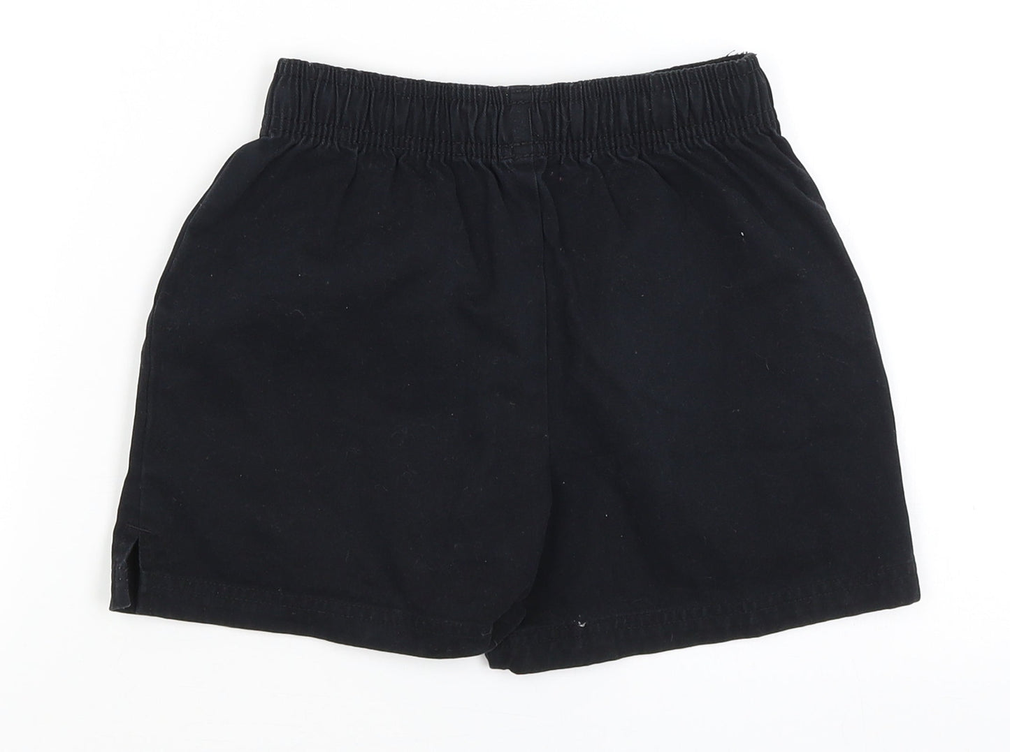 M&S Boys Black   Bermuda Shorts Size 6-7 Years