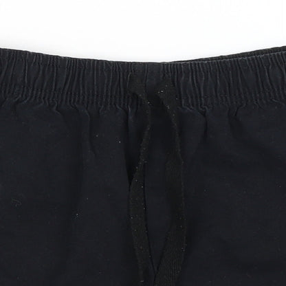M&S Boys Black   Bermuda Shorts Size 6-7 Years