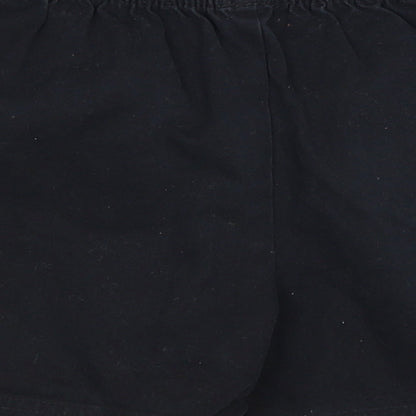 M&S Boys Black   Bermuda Shorts Size 6-7 Years