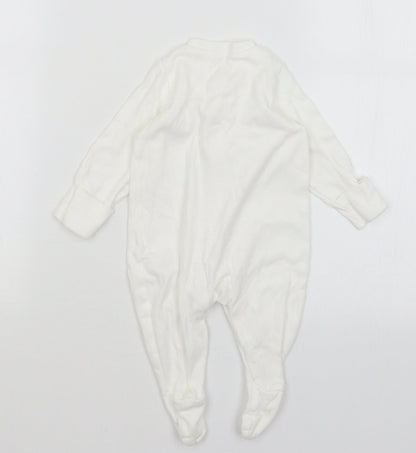 TU Baby White   Babygrow One-Piece Size 0-3 Months
