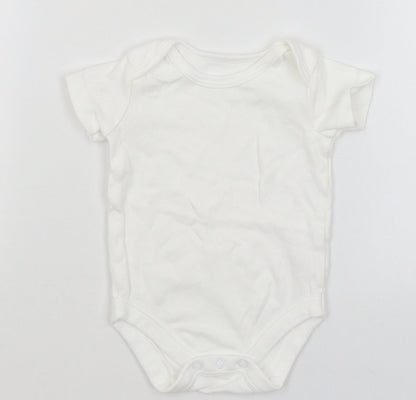 TU Baby White   Romper One-Piece Size 0-3 Months