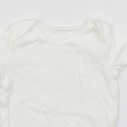 TU Baby White   Romper One-Piece Size 0-3 Months
