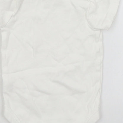 TU Baby White   Romper One-Piece Size 0-3 Months