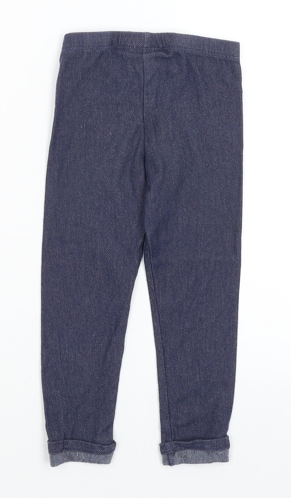 Flapdoodles Girls Blue   Capri Trousers Size 3 Years