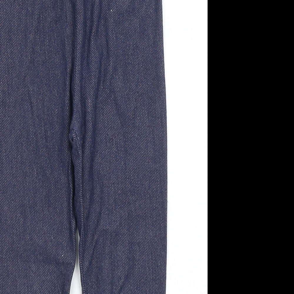 Flapdoodles Girls Blue   Capri Trousers Size 3 Years