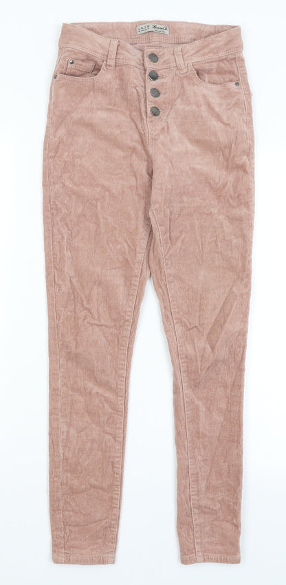 Denim Co Womens Pink   Capri Trousers Size 6 L26.5 in