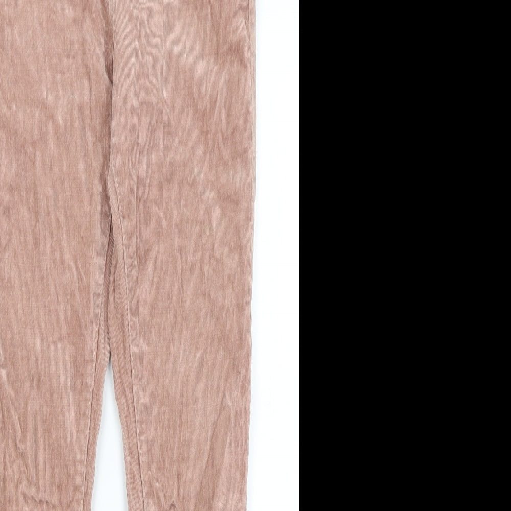 Denim Co Womens Pink   Capri Trousers Size 6 L26.5 in