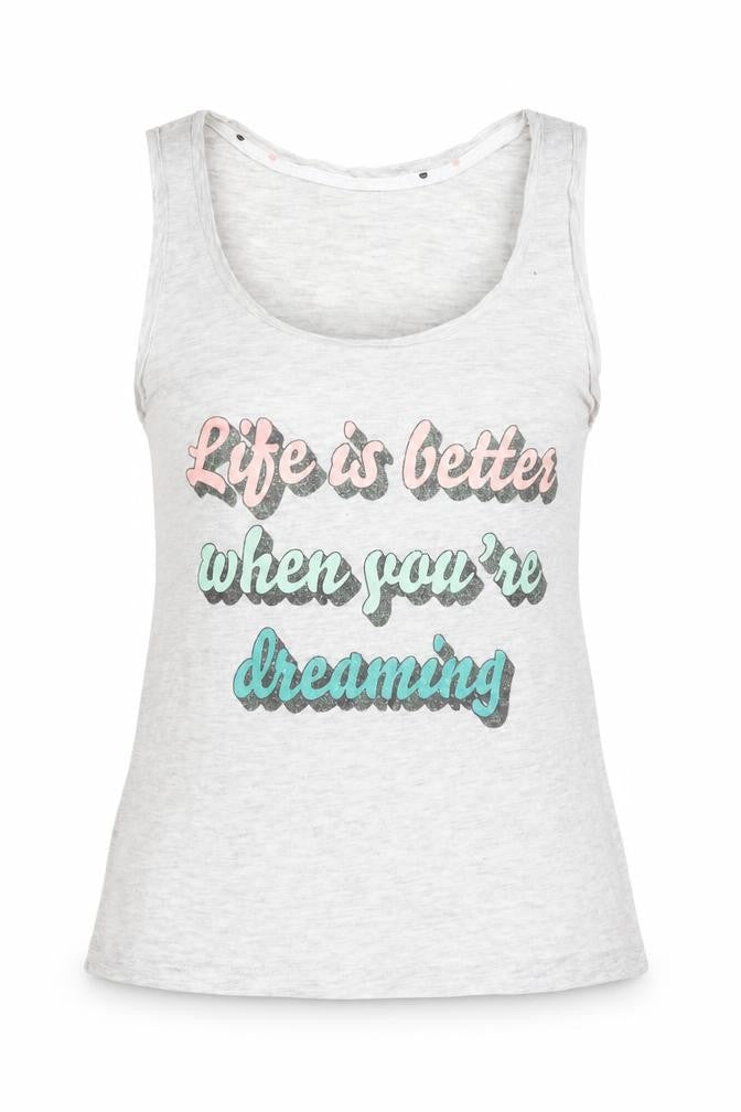 Womens UK Size 8 George Grey Basic Tank