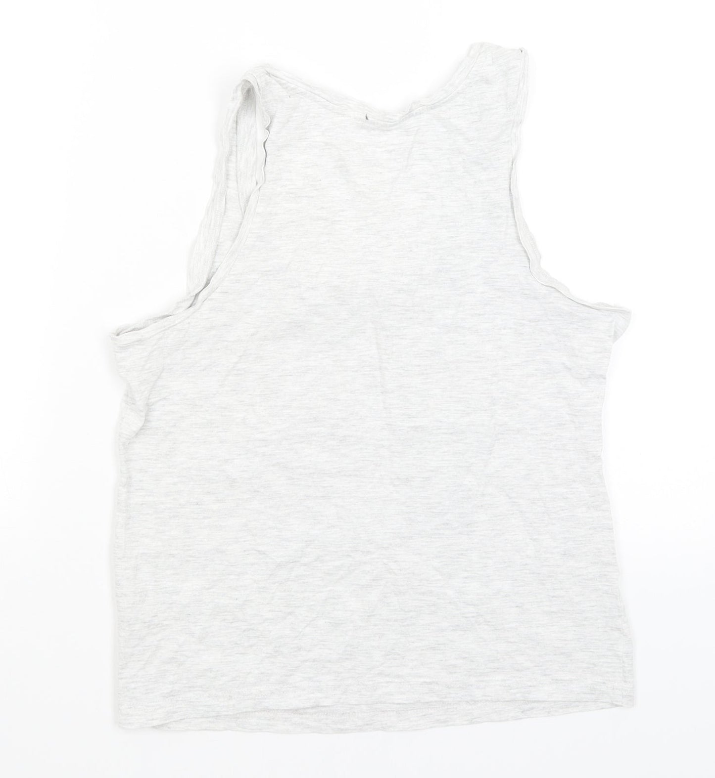 George Womens Grey   Basic Tank Size 8  - Life's Better When Dreaming