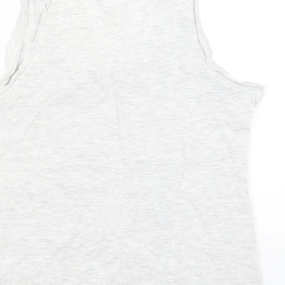 George Womens Grey   Basic Tank Size 8  - Life's Better When Dreaming