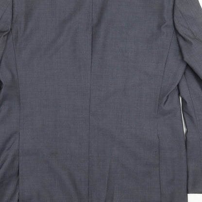 Mens UK Size 42 Marks and Spencer Regular Blue Suit Jacket