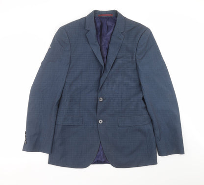 Mens UK Size 38 Burton Regular Blue Suit Jacket